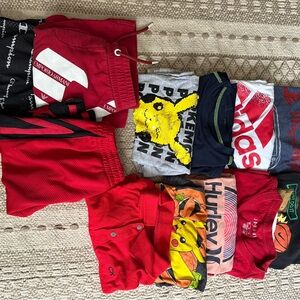 Boys medium lot of clothes and shoes